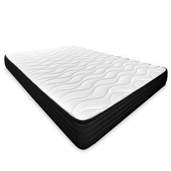 Colchón 100 X 190 Viscoelástico Reversible Kloe, Firmeza Y Confort, Cara Invierno / Verano, Altura 20cm