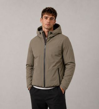ECOALF para hombre. MCMGAJKCARTE0774W26-063 Chaqueta Cartes marrón (M), Casual, Poliéster Reciclado, Sostenible