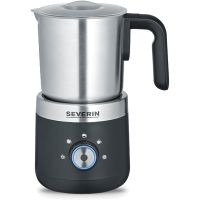 severin sm 3588 espumador de leche 550w 300ml negro mateacero inoxidable cepillado