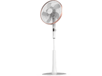 Ventilador de pie - Cecotec EnergySilence 1030 SmartExtreme, 28 W, 10 aspas, 3 velocidades, Modo Turbo, Blanco