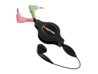 hamlet xrcaumi voip 12 earphones  mic retractable auriculares alambrico llamadasmusica negro