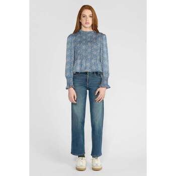 Le Temps des Cerises Vaqueros Jeans recto pulp slim tiro alto, largo 34 para niña
