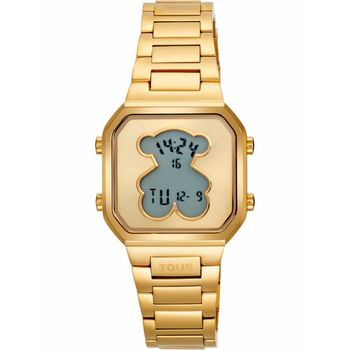 Reloj Tous Digital Brazalete Acero Dorado D-Bear Mini 3000148200