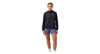 Chaqueta cortaviento para mujer brooks canopy packable negro