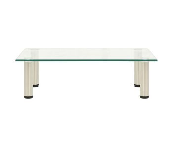 Mueble para tv de vidrio templado transparente 60x35x17 cm
