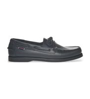 sebago para hombre 7000h00 mocasines de piel portland negro 42 plano cordones casual