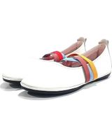 de camper sabrina twins de piel con elasticos multicolor blanco