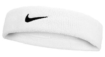 Cinta para la cabeza nike swoosh sponge classic white