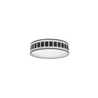 plafon 72w ivanna blanco-madera negra 5616lm 3000k4000k6500k 14x50x50 cm