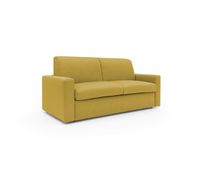 kansas sofa cama convertible h20 cm en tela impermeable 212 cm mat 160x197 amarillo