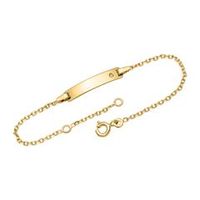 pulsera de oro de 14 quilates con diamantes