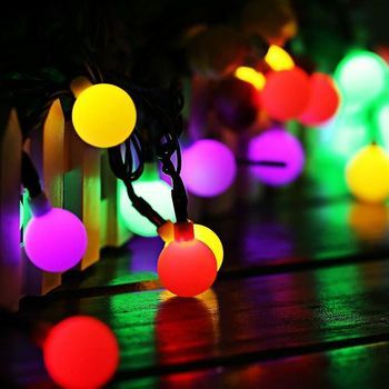 Campaña De Invierno Luces De Cadena Solares Al Aire Libre 60 Led 10 M Luces De Cadena Impermeables Ip65 Con 8 Modos De Iluminación Ambiental Hermosa