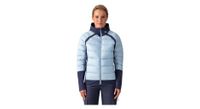 chaqueta de plumon ayaq baltoro blue shades gris azul para mujer