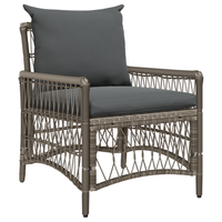 silla de jardin con cojines gris de ratan sintetico cfw586289