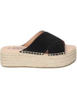 sandalias kissia benalma negro para mujer 40