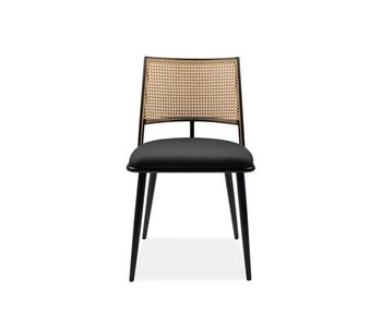 Pack de 4 sillas de comedor luigi color negro