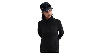 Camiseta termica nike swift negro  mujer