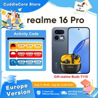 realme 16 pro 5g smartphone version eu camara de 200mp bateria de 6500mah mediatek dimensity 7300 max pantalla amoled de 678 y 144hz nuevo
