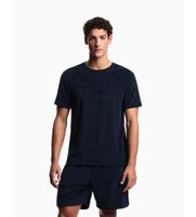 emporio armani para hombre em000692af20449 camiseta beachwear marino l casual algodon manga corta