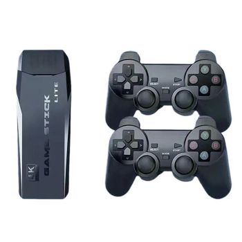Kit de stick de juego de TV de 128G con más de 40000 juegos integrados, consola de juegos retro de televisión 4K HD, con