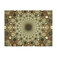 papel pintado 3d - brown mosaic 250x193 cm