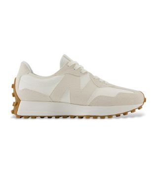 New Balance para mujer. WS327V1 Zapatillas de piel 327 beige (40), Plano, Cordones, Casual