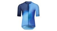 le col pro air maillot de manga corta azul