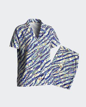 Pijama de mujer corto con botones en Modal