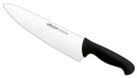cuchillo cocinero de acero inoxidable nitrum de 250 mm mango negro
