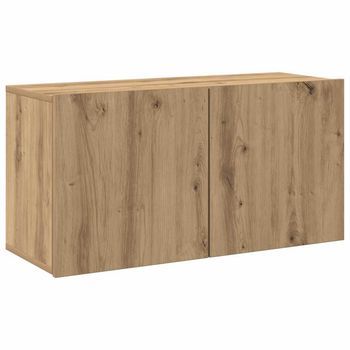 Mueble De Tv De Pared Roble Artisian 80x30x41 Cm Vidaxl