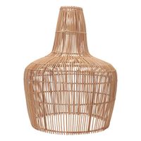 pantalla de ratan lizbin - naturale - 57x46x46