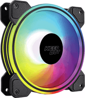 keep out ventilador xfc-120dr black 5v argb