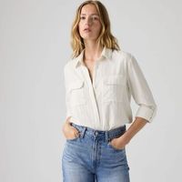 levis camisa 005nj 0018 elaine utility shirt-cloud dancer para mujer