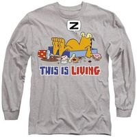 garfield tops y camisetas this is living para mujer