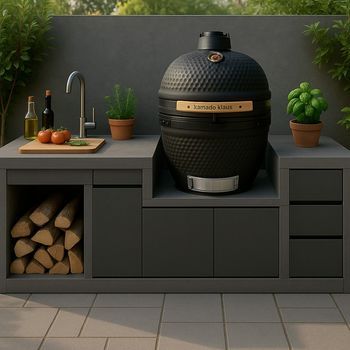Kamado Yakitori Empotrable 21 Diámetro 55cm