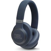 jbl live 650btnc wireless bluetooth noise-cancelling headphones - blue blue