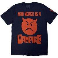 smashing pumpkins - the tops y camisetas world is a vampire para hombre