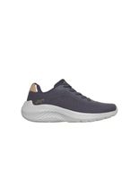 zapatillas skechers bobs squad waves-current look mujer azul marino