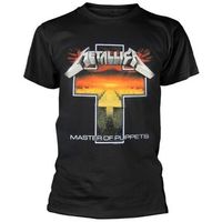 metallica camiseta master of puppets para hombre