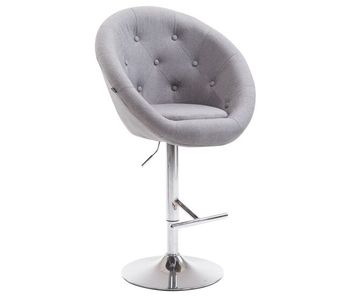 Taburete de bar london v2 en tela 57x65x107-128 cm
