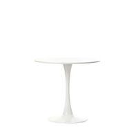 mesa fija mdf melamina klast home vintage 80 x 73 cm - blanco
