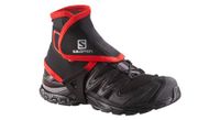 salomon gaiters high trail negro rojo