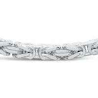 pulsera de caballero en plata de ley 57 mm