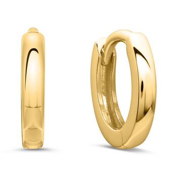 9 quilates De aros de oro para mujer