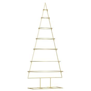 Árbol De Navidad | Decoraciones De Navidad De Metal Con Soporte Dorado 180 Cm