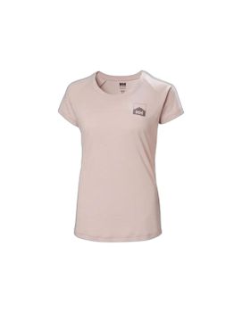 Camiseta Helly Hansen Nord Graphic Drop Mujer Rosa