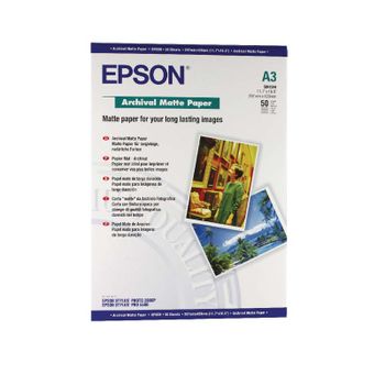 Epson S041344 A3 Archival Matte Paper (50 Sheets)