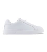 ax armani exchange para hombre xm000141af11912u0002 zapatillas de piel blanco 45 plano cordones casual