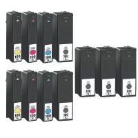 compatible multipack lexmark interpret se s408 printer ink cartridges 9 pack -14n1068e