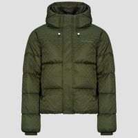 daily paper abrigo de plumas monogram puffer jacket para hombre